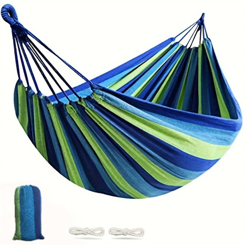 Hamac en toile bleu