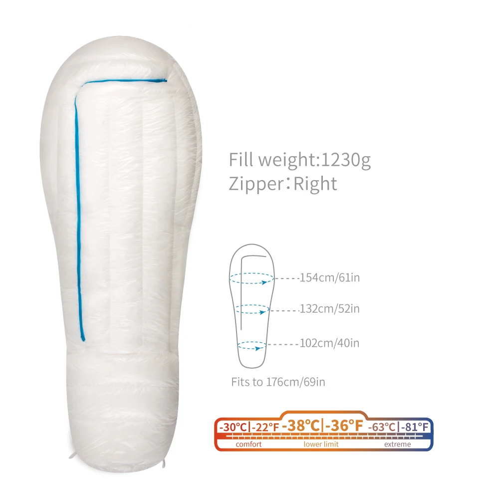 Sac de couchage froid extrême