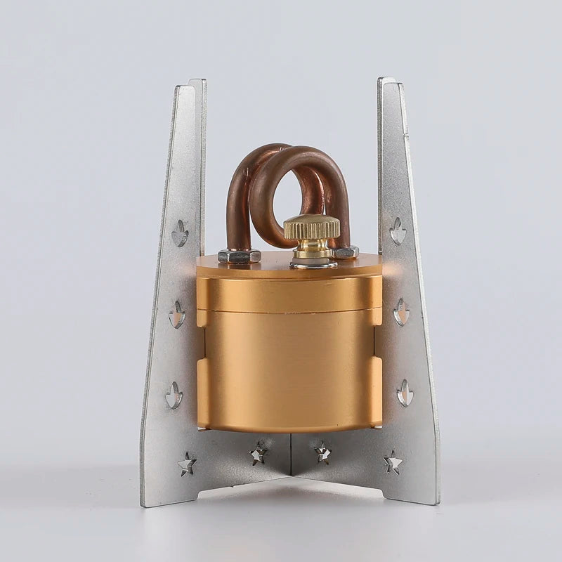 Mini réchaud portable avec support gold