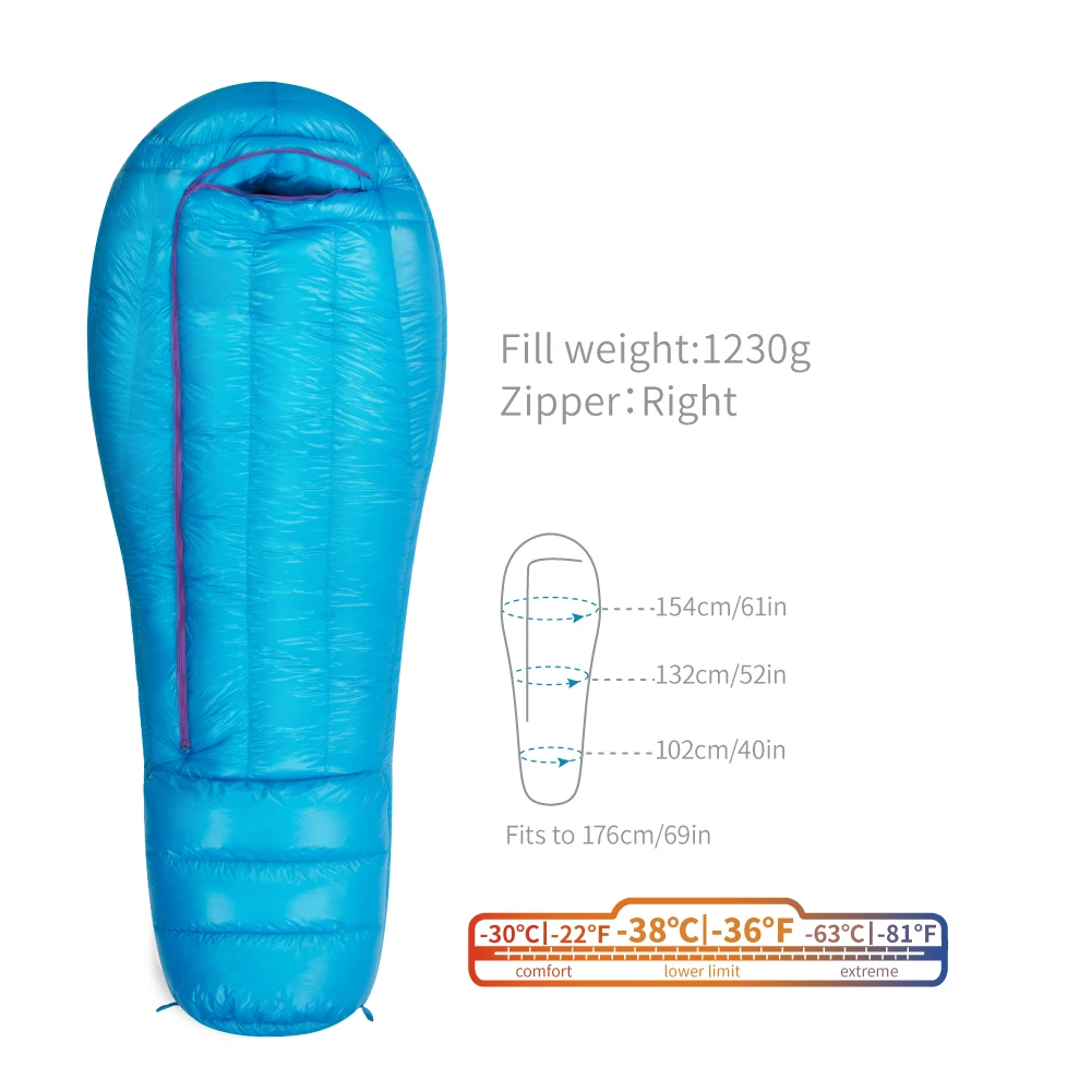 Sac de couchage froid extrême