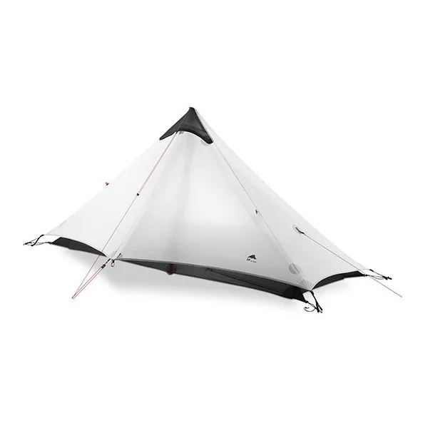 Tente camping ultra légère grise