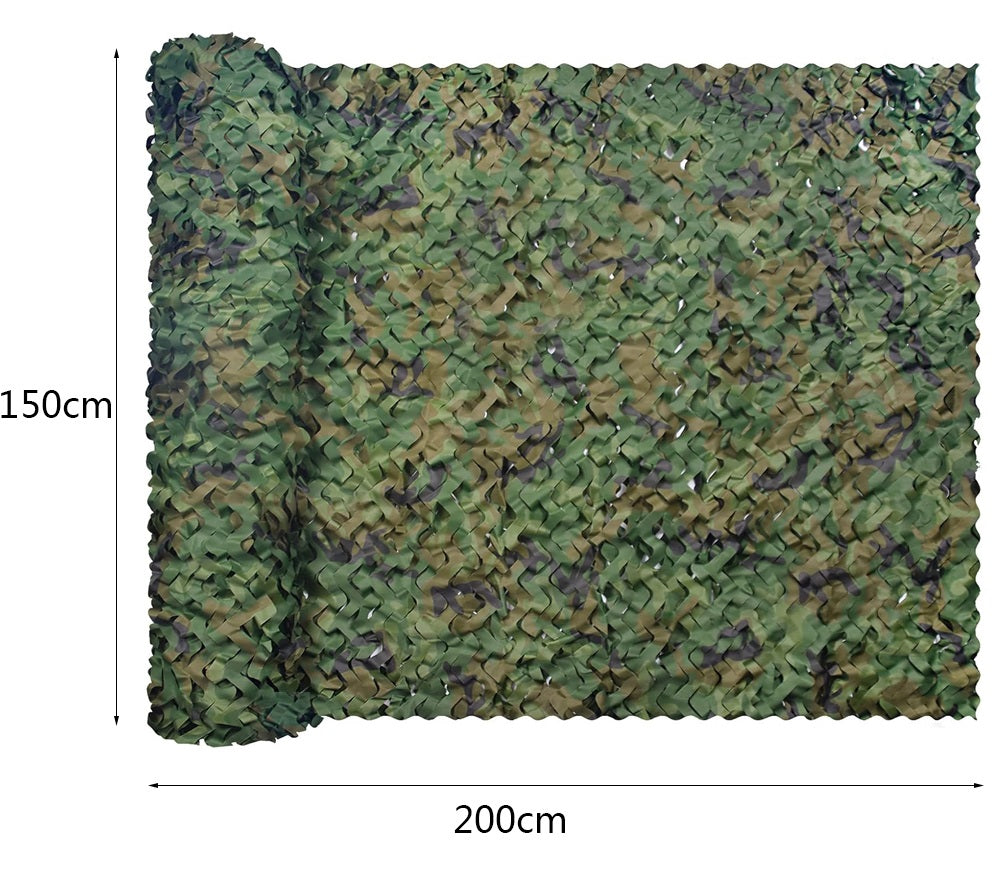 Filet de camouflage militaire 2m