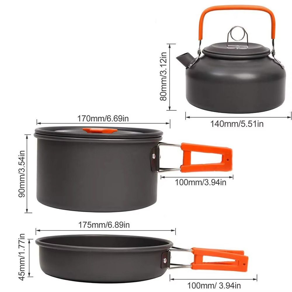 Batterie cuisine camping