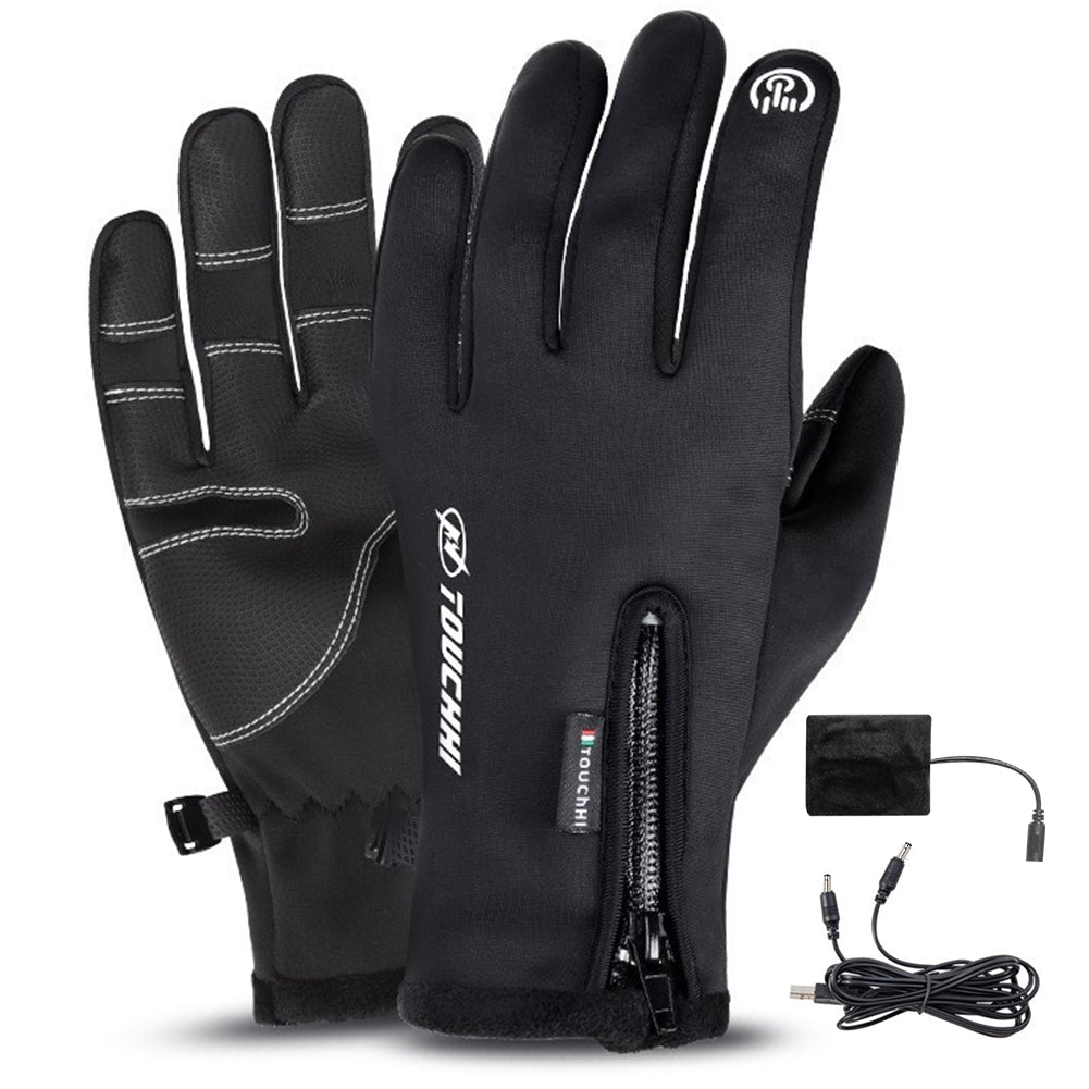 Gant chauffant tactile