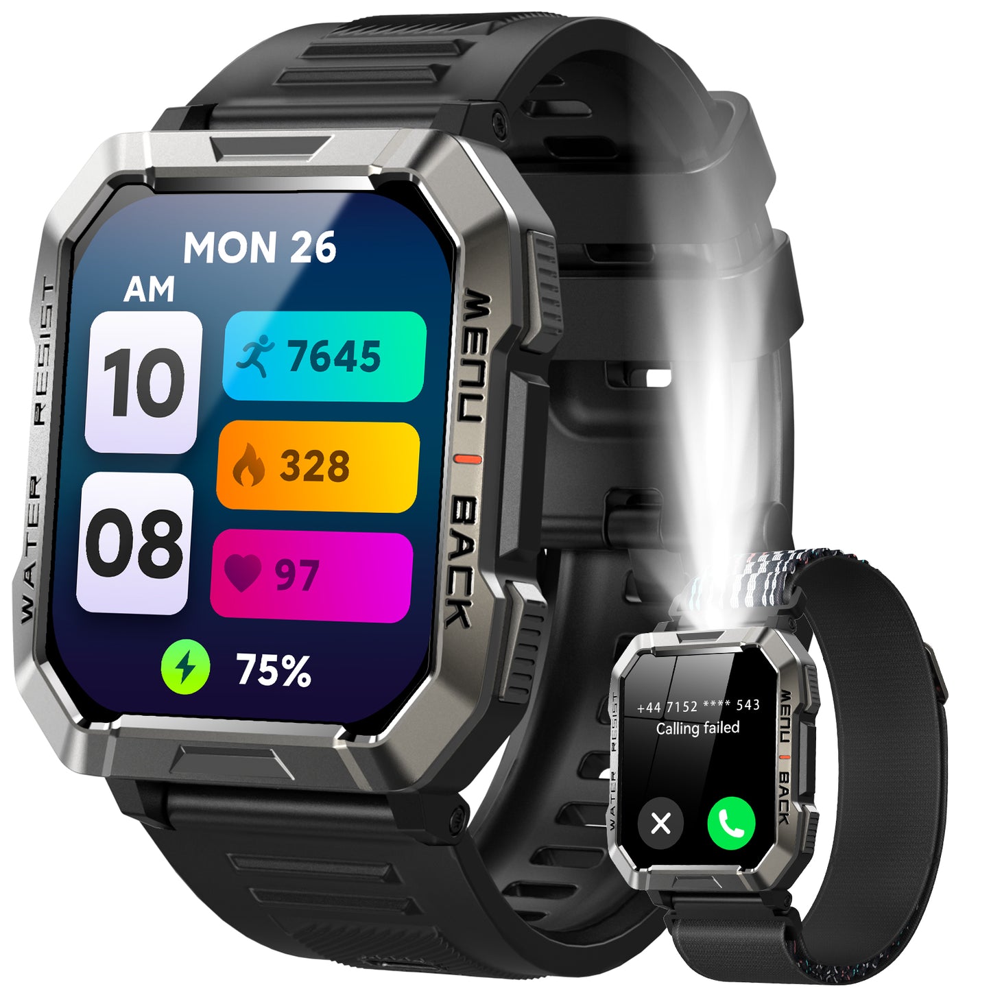 Montre homme outdoor noire