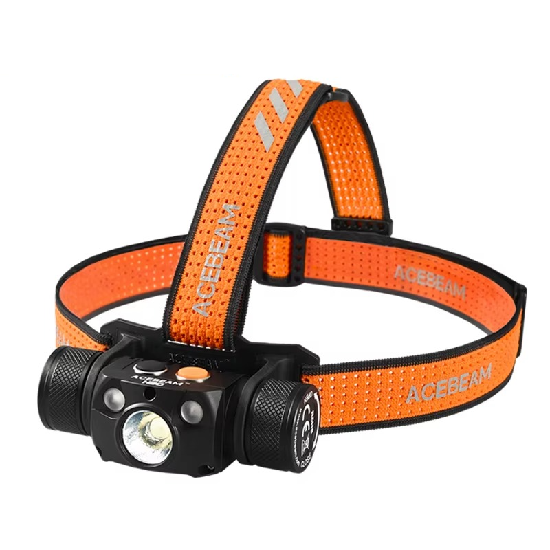 Lampe frontale longue portée 4000 lumens