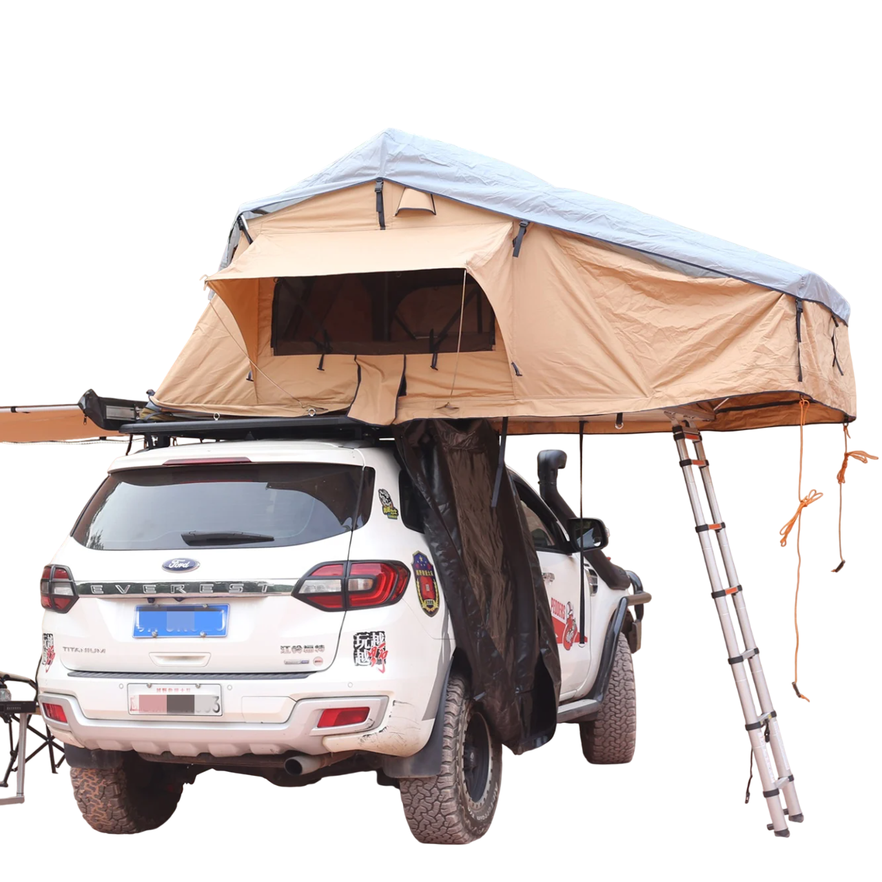 tente de toit 4x4 Tente de toit pour 4x4 "OffRoadX" – NatureNomad
