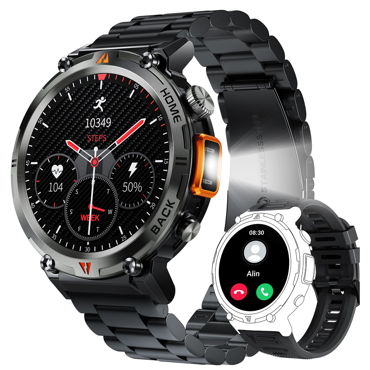 Montre sport outdoor noire