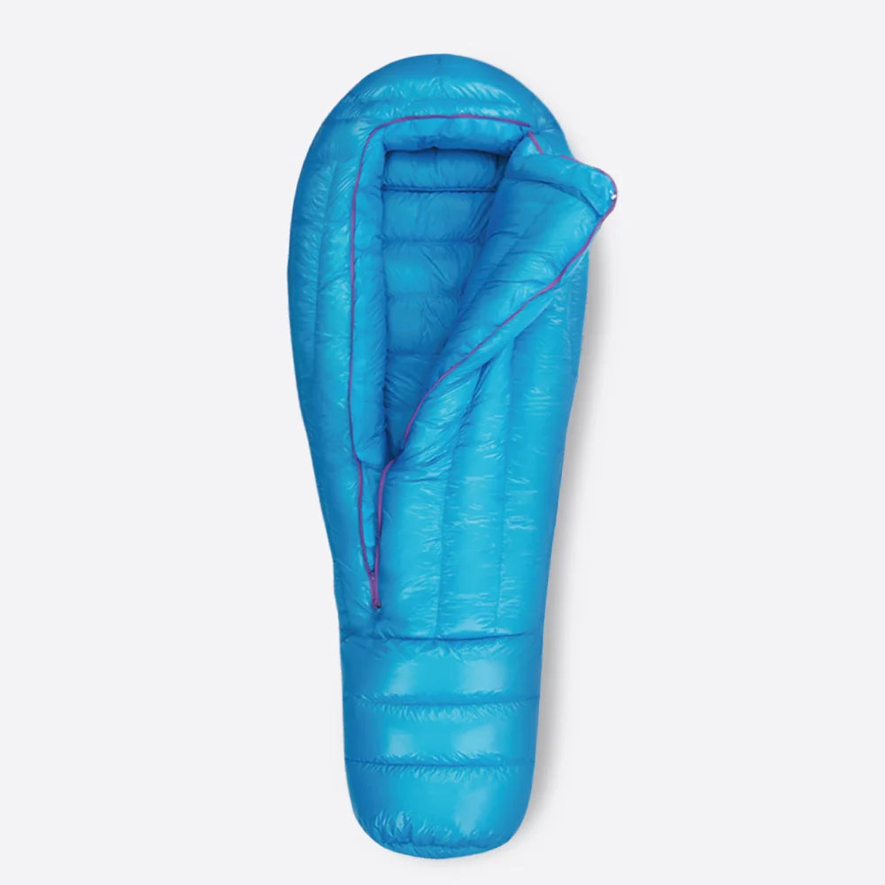 Sac de couchage froid extrême bleu