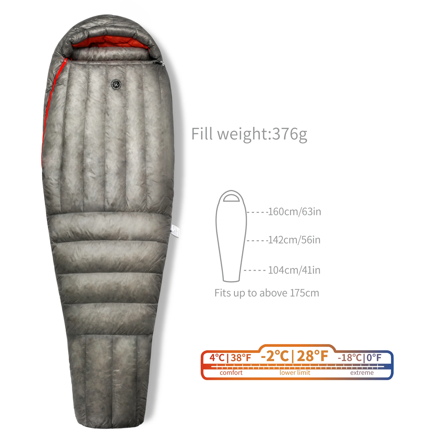 Sac de couchage ultralight grand froid