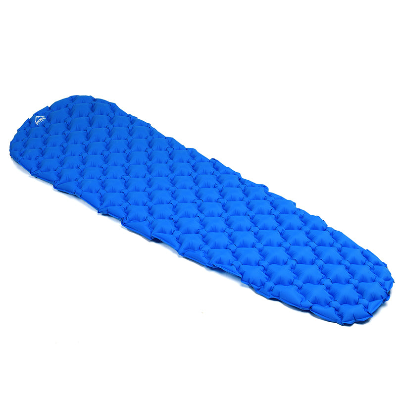 Matelas gonflable une place bleu
