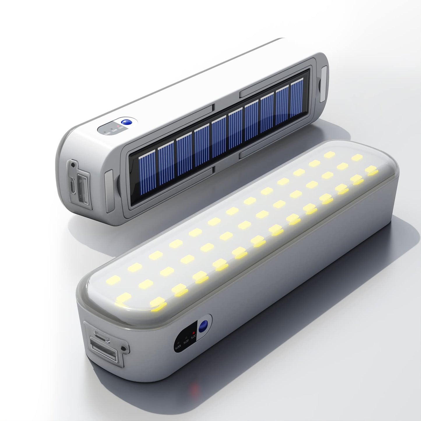 Lanterne Led solaire magnétique blanc