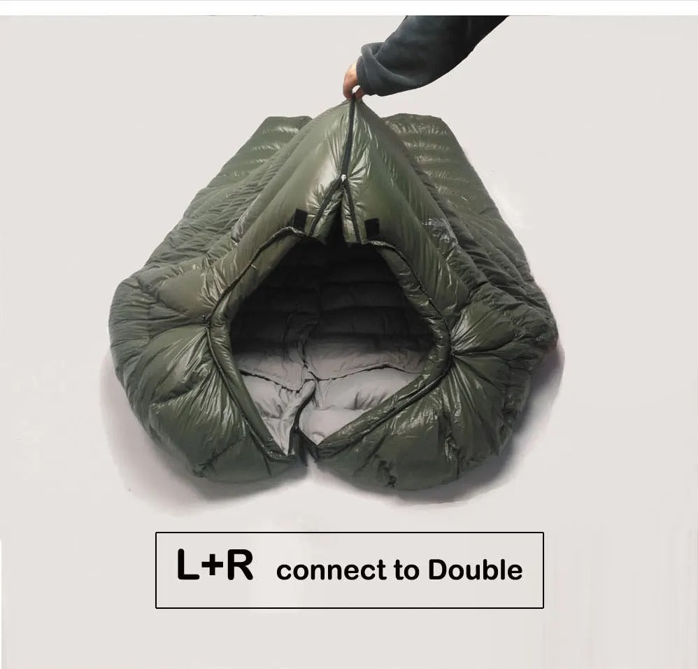 Sac de couchage grand froid ultra léger