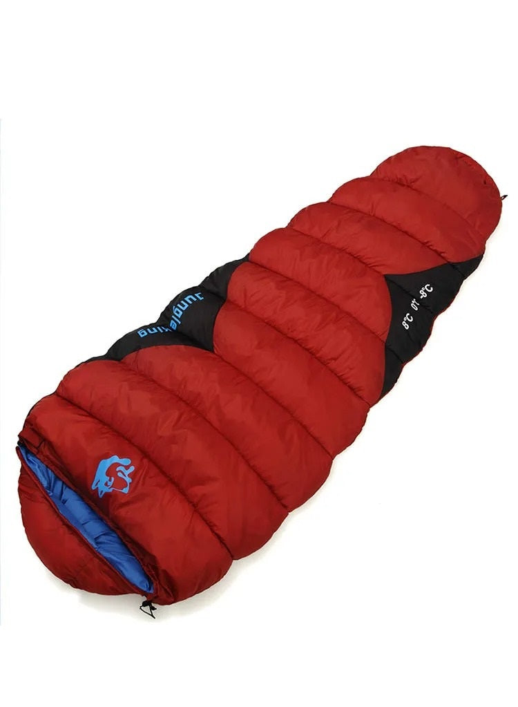Sac de couchage hiver rouge
