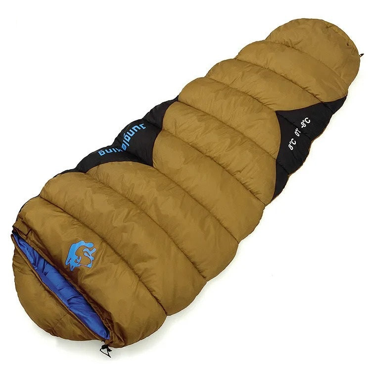 Sac de couchage hiver jaune