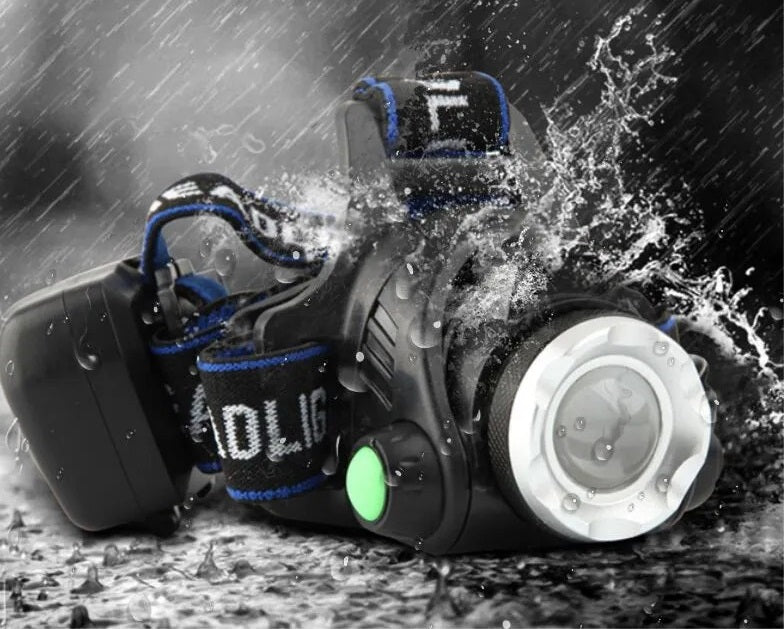 Lampe frontale rechargeable waterproof