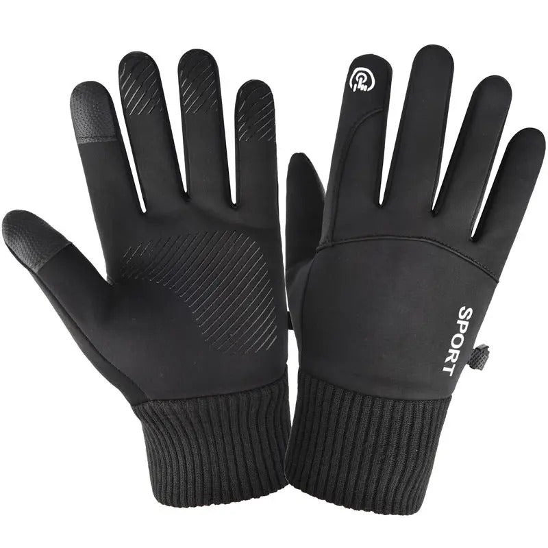 Gants thermiques pour hommes noir