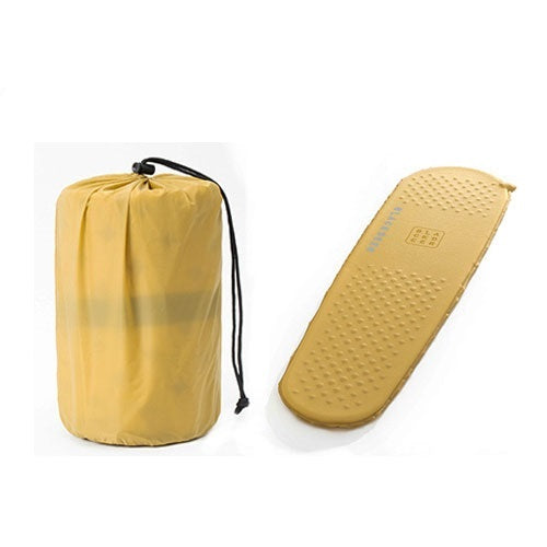 Matelas auto gonflable 1 personne jaune