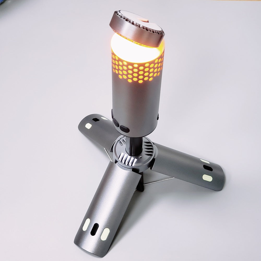 Lanterne Led télescopique grise