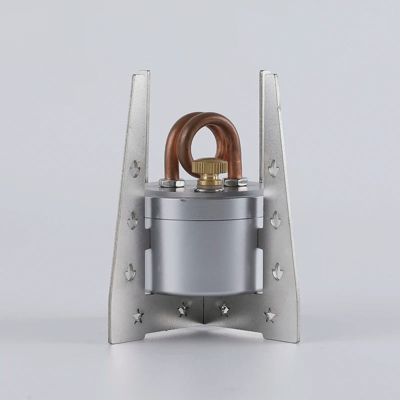 Mini réchaud portable avec support silver