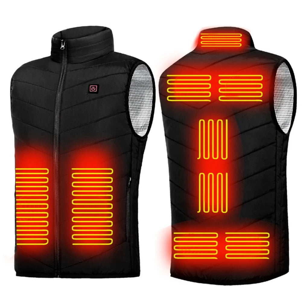 Veste chauffante sans manche