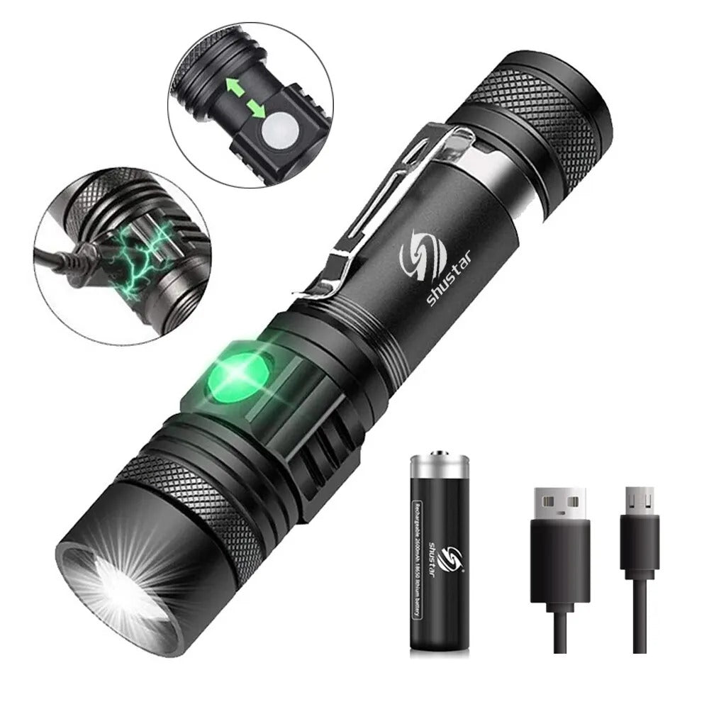 Lampe de poche puissante rechargeable "Shines"