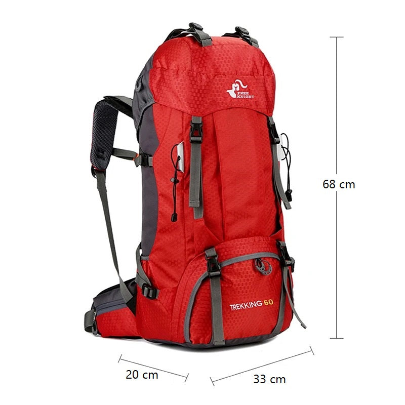 Sac a dos 60L rouge