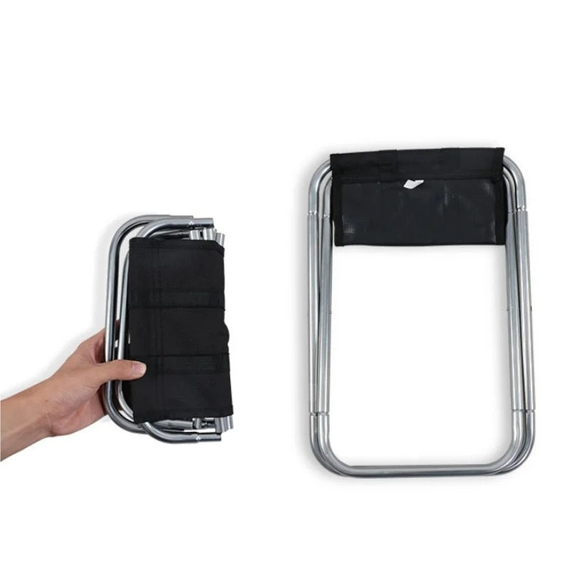 Tabouret camping noir