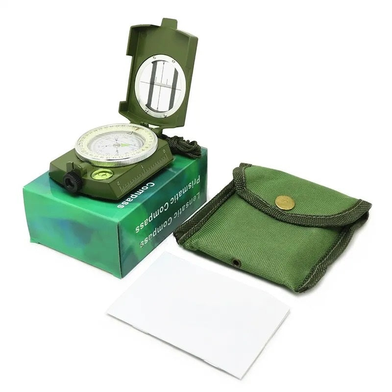 Boussole randonnée verte