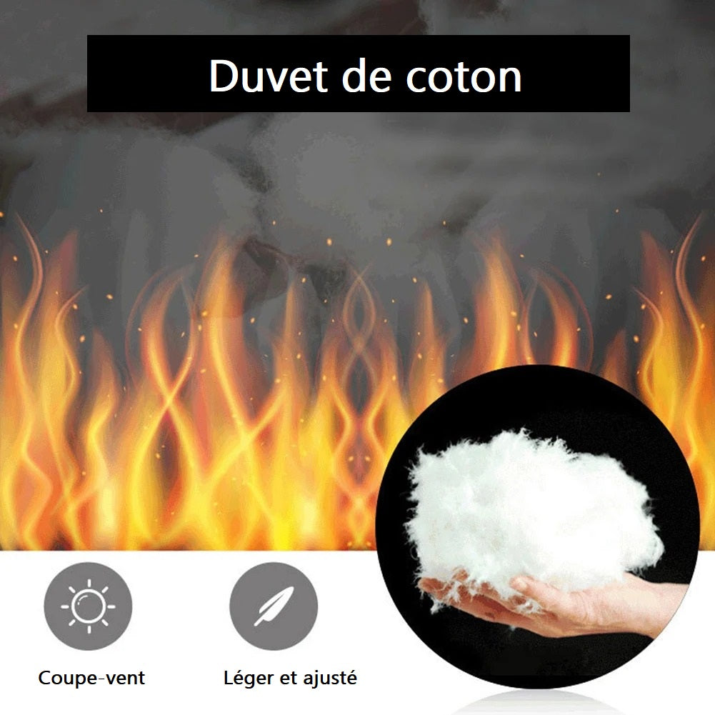 Veste chauffante sans manche coton
