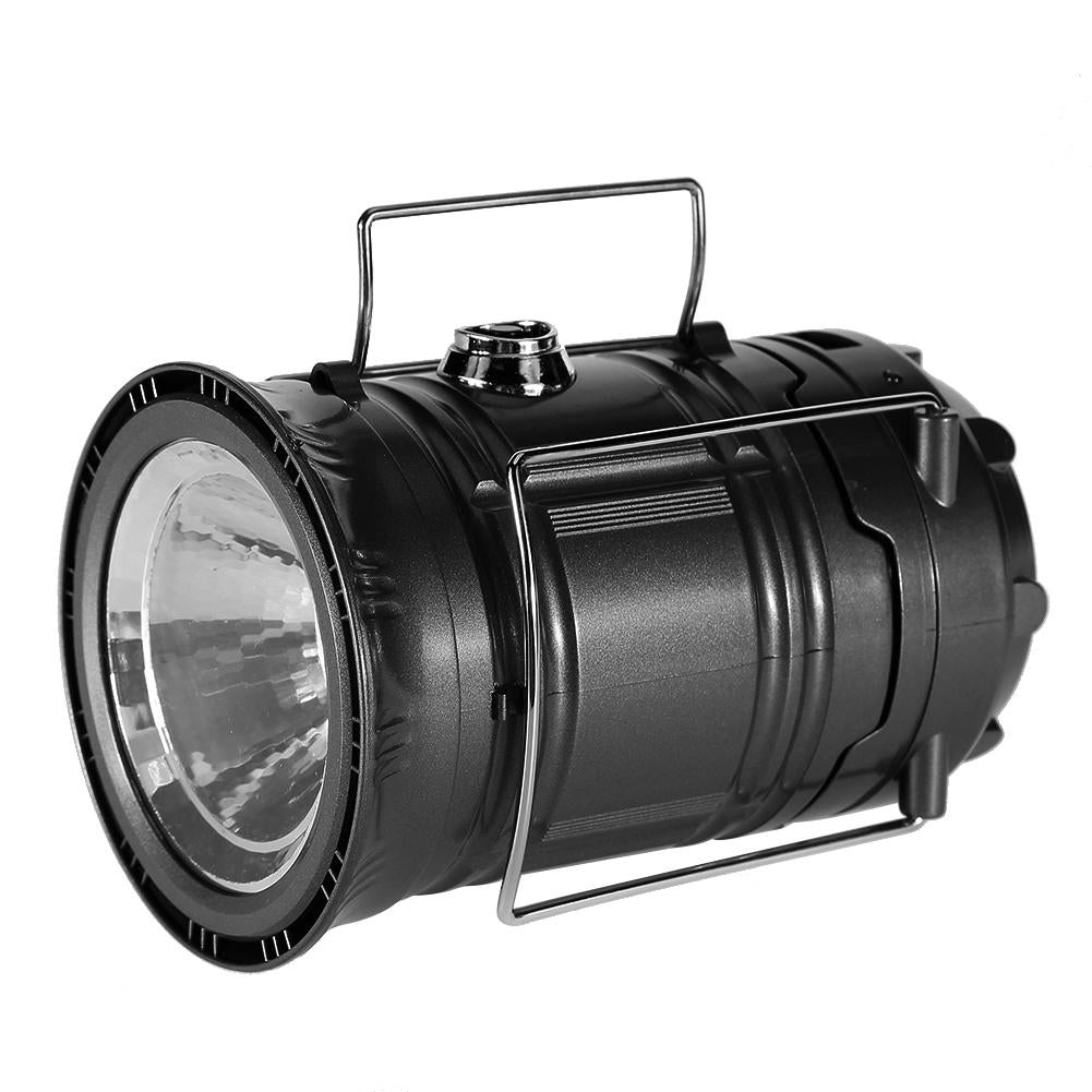 Lanterne Led solaire noire portable