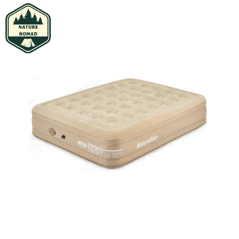 Matelas gonflable haut 2 personnes BEIGE