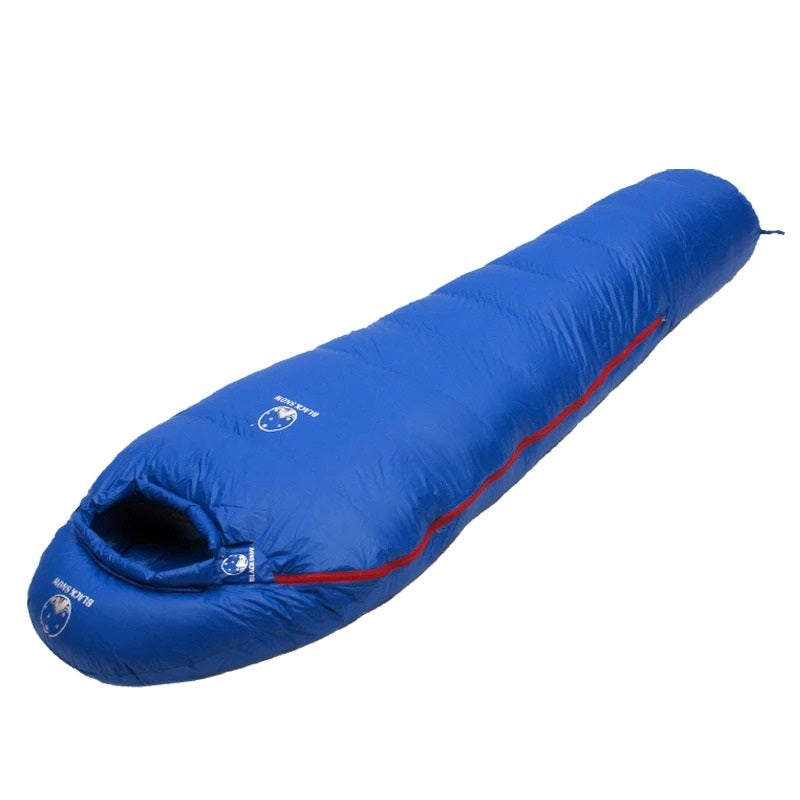 Sac de couchage grand froid bleu