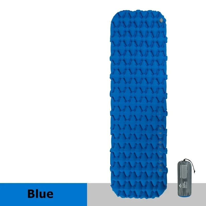Matelas autogonflant 1 personne bleu