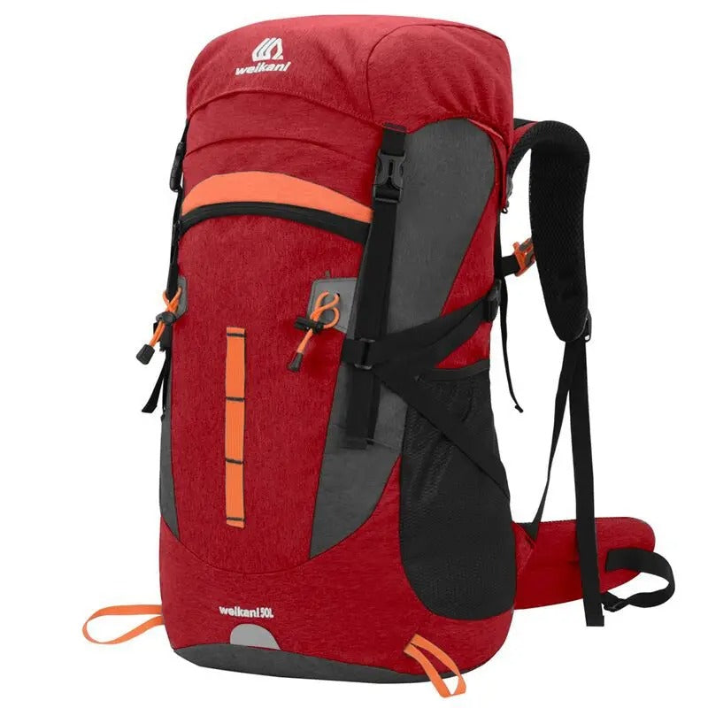 Sac de randonnée 50l rouge