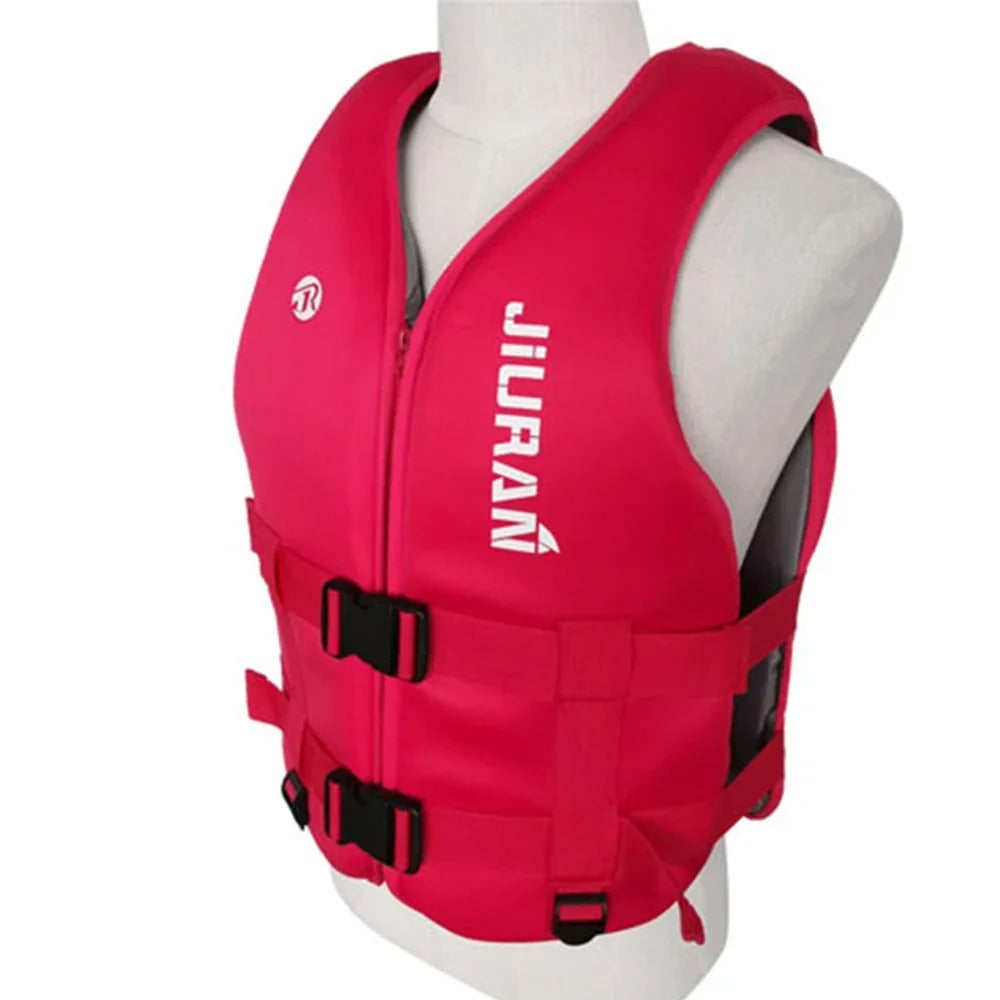 Gilet de sauvetage néoprène rouge