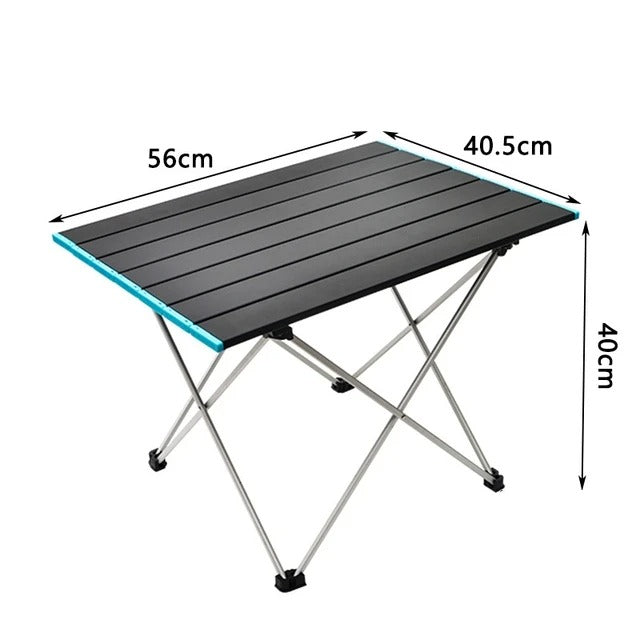 Petite table de camping pliable