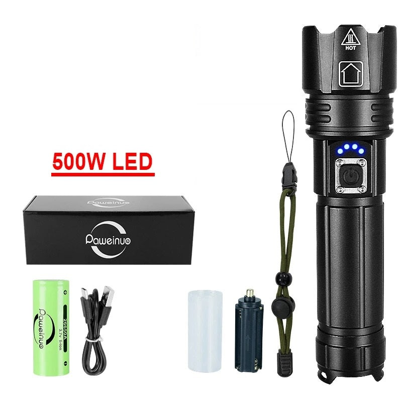 Lampe torche puissante longue portée "LongWay"