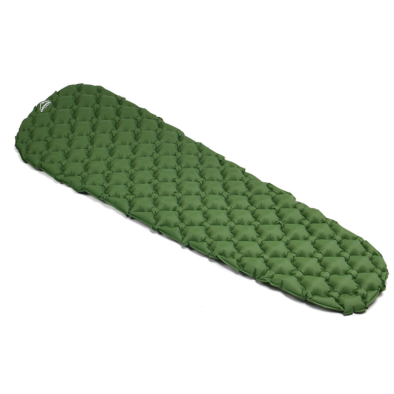 Matelas gonflable une place vert