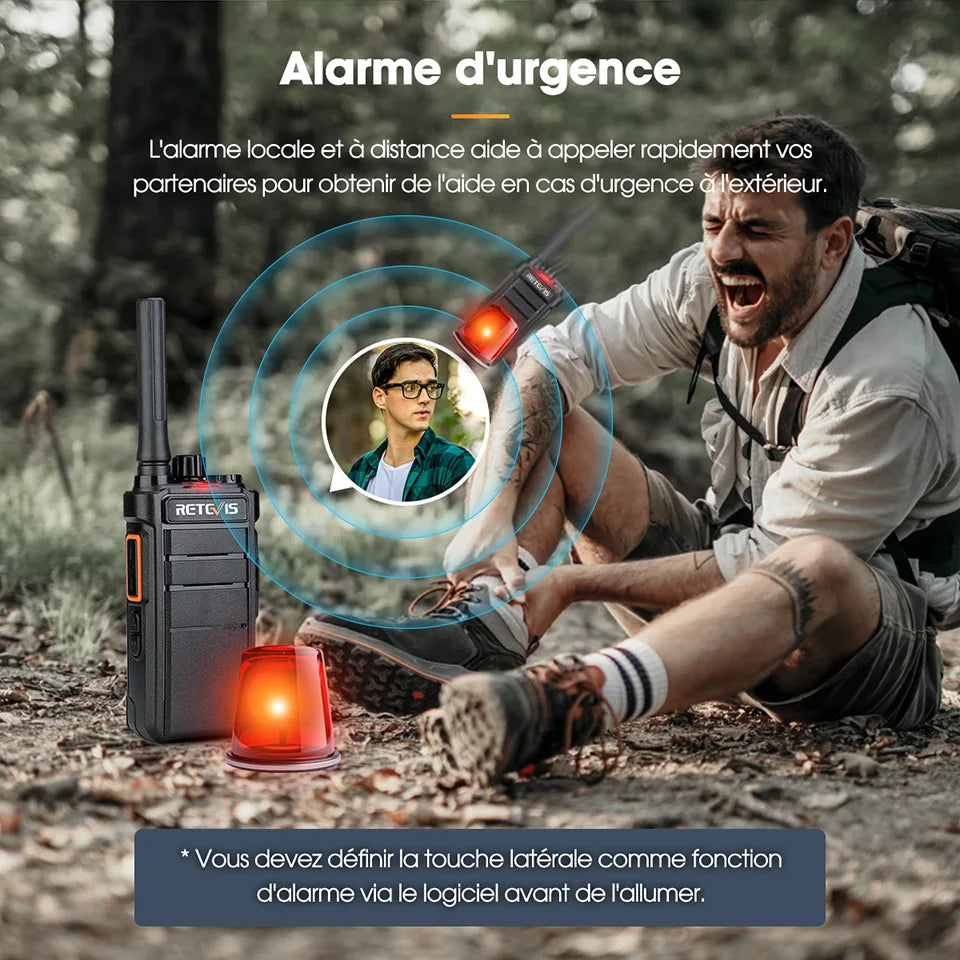 Talkie walkie portée 3 km