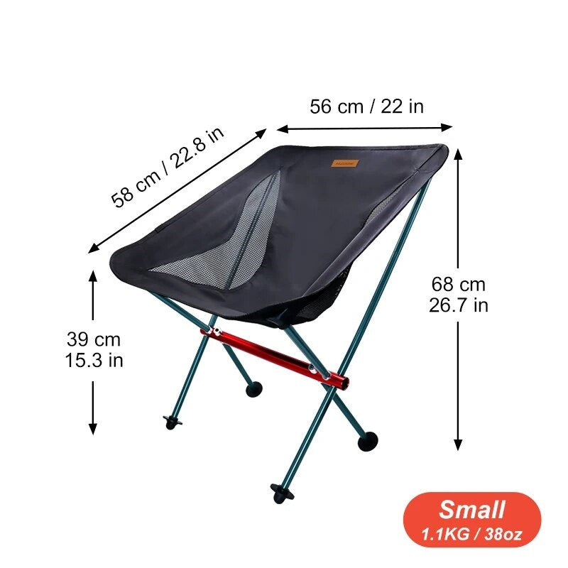 Chaise pliante camping aluminium simple