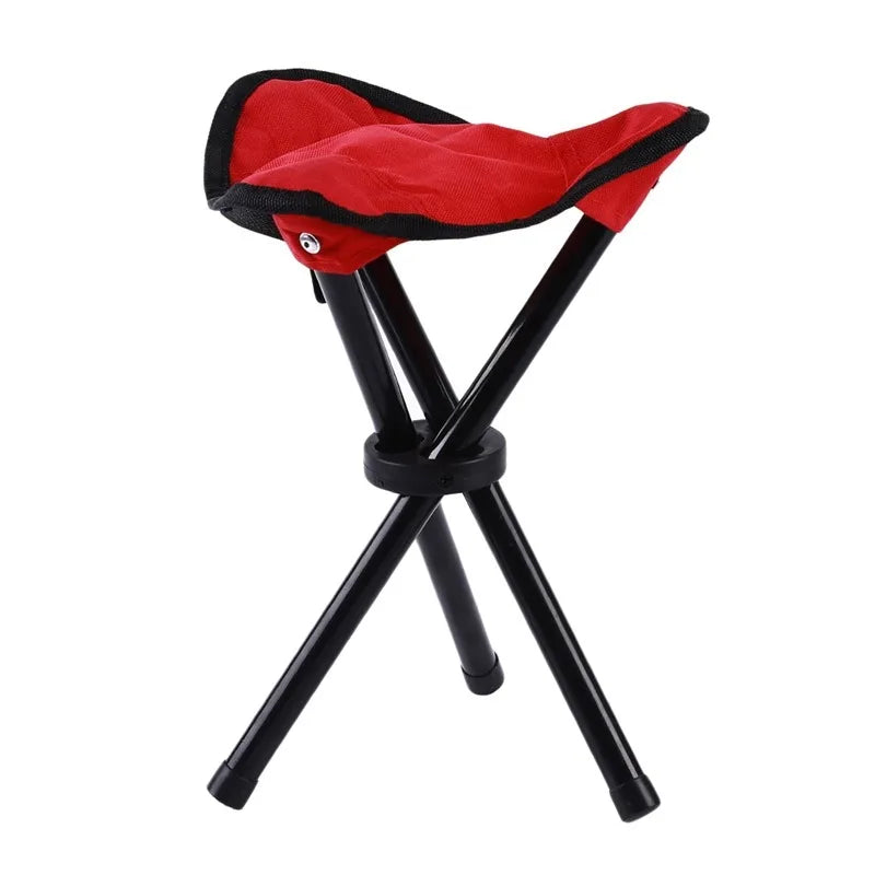Mini chaise pliante ultralégère rouge