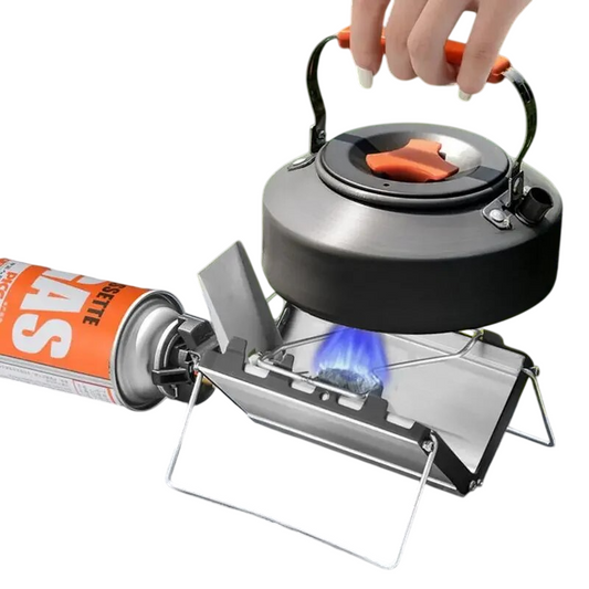 Réchaud de camping compact à alcool pour randonnée - Brûleur portable Réchaud de camping compact à alcool pour randonnée - Brûleur portable
