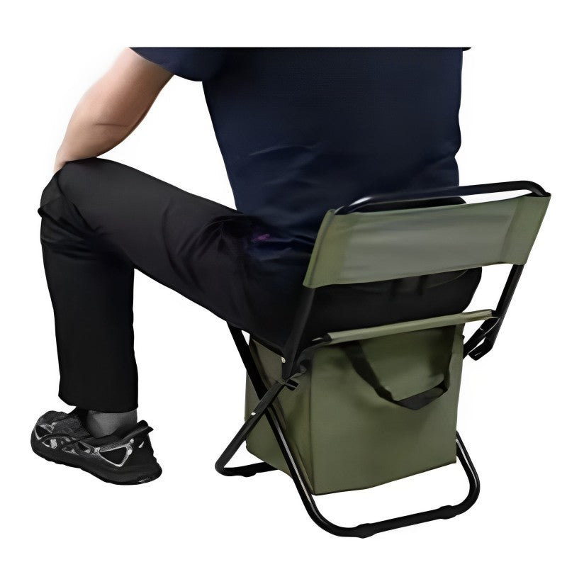 Chaise de camping avec poche de rangement "QuickSit" | Chaises Camping