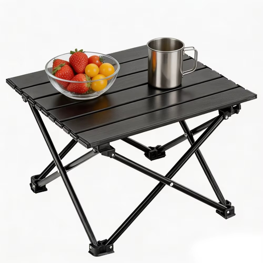 Petite table de camping pliante