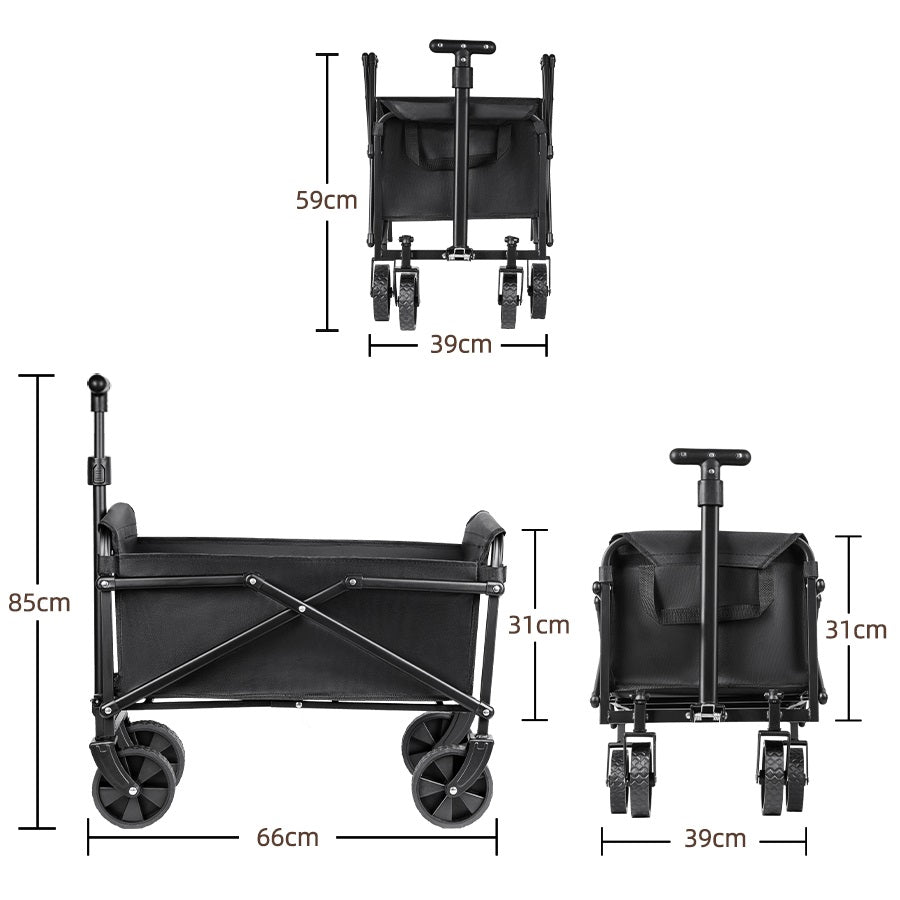 Chariot Pliable Camping dimensions