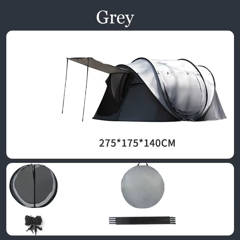 Tente 3 saisons grise