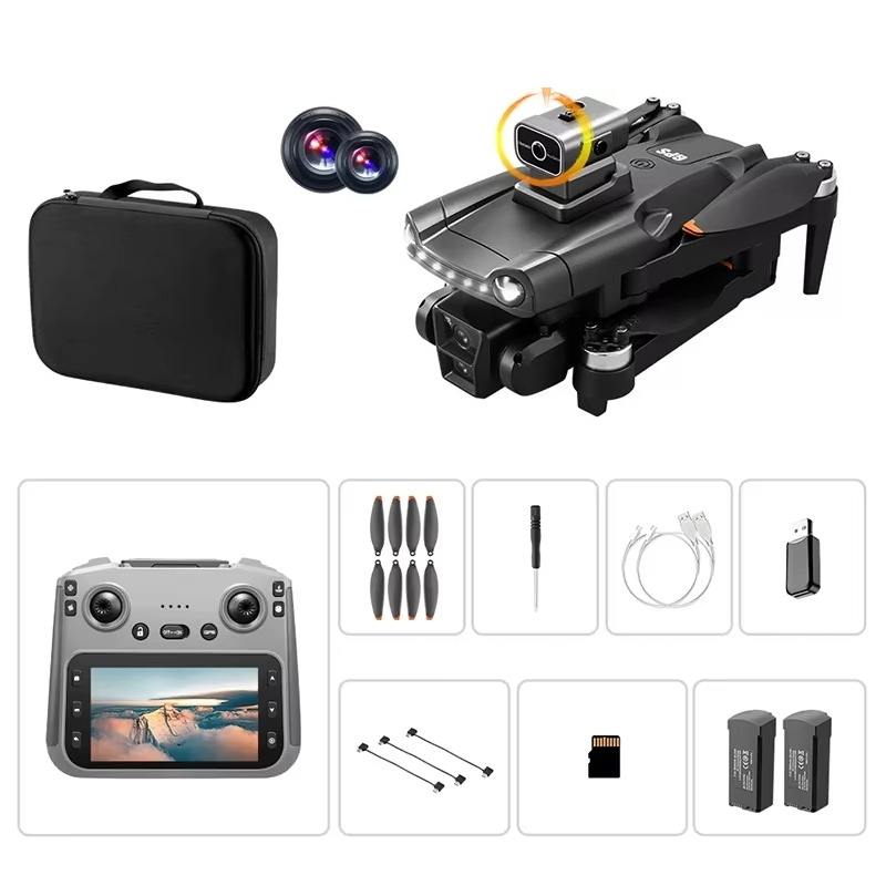 Mini drone professionnel avec 2 batteries