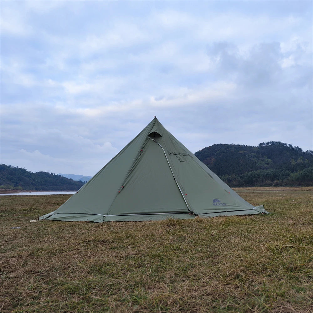 Tente tipi familiale verte