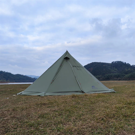 Tente tipi familiale verte